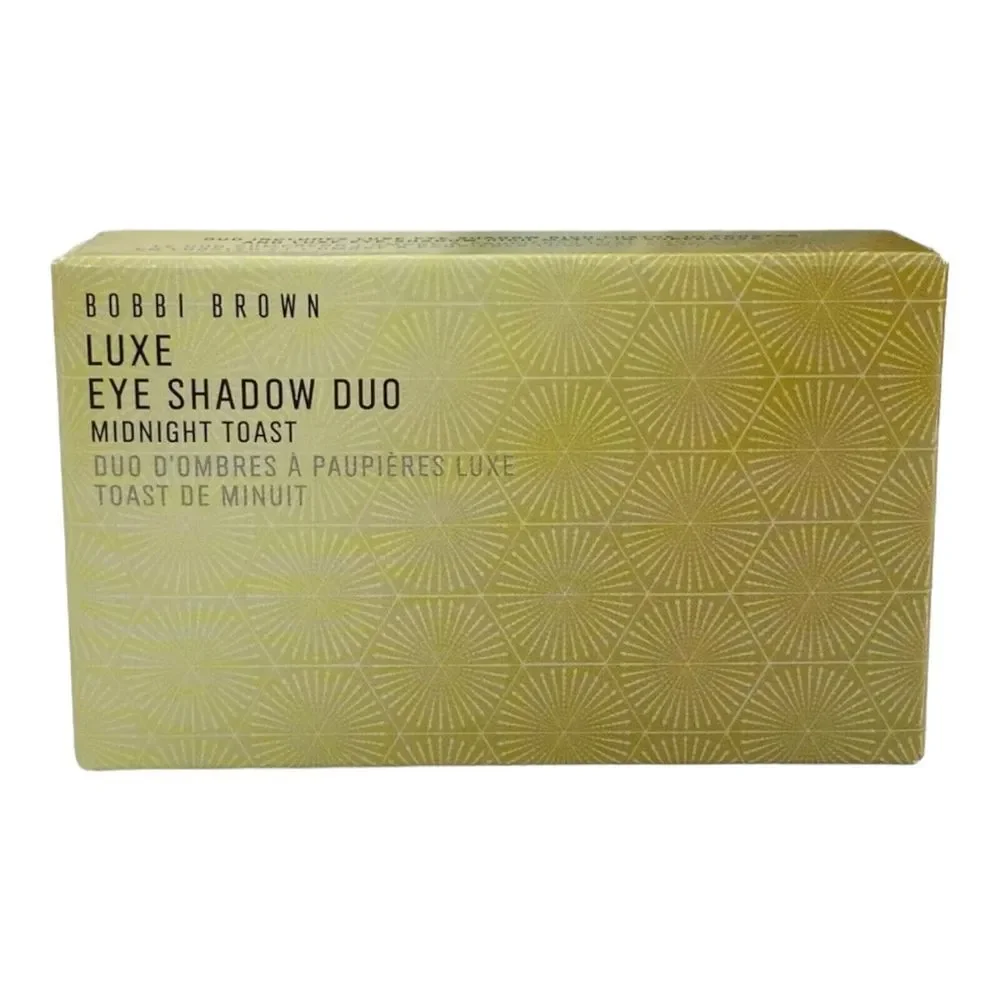 Bobbi Brown Luxe Eye Shadow Duo Midnight Toast:‎ Lustre Frosted, Matte Supernova